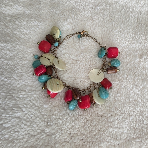 Jewelry | Vintage Multi Color Cha Cha Chain Bracelet | Poshmark